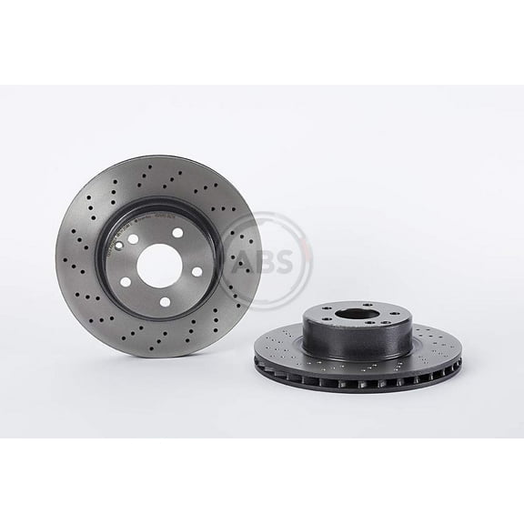 Brembo 09.8127.11 BRAKE ROTORS Fits select: 2003-2004,2006 MERCEDES-BENZ S 430
