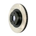 thumbnail image 2 of Stop Tech Power Slot Brake Rotor 126.44110SL SportStop Slotted; One Piece Design; Wheel Bolt Pattern 5 x 100 Millimeter; 55.1 Millimeter Hub Inside Diameter; Electro-Coated Cast Iron; Single, 2 of 2