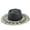 Black, variant on AJGRHE Classic Panama Sun Hat For Summer Wide Brim Boater Beach Outdoor Travel Beige One Size