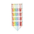 thumbnail image 2 of Transemion Organisateur Suspendu Rangement pour Peluches Filet Hamac Animal pour Magazines Coloré 130x52cm, 2 of 6