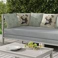 thumbnail image 4 of Reflection of Deer Indoor/Outdoor Pillow in Gray 28 x 28, 4 of 4