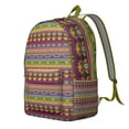 thumbnail image 2 of Waterproof Tribal Style Backpack for Women, Casual Lightweight Daypack with Reinforced Straps and Artistic Bohemian Print, 2 of 5