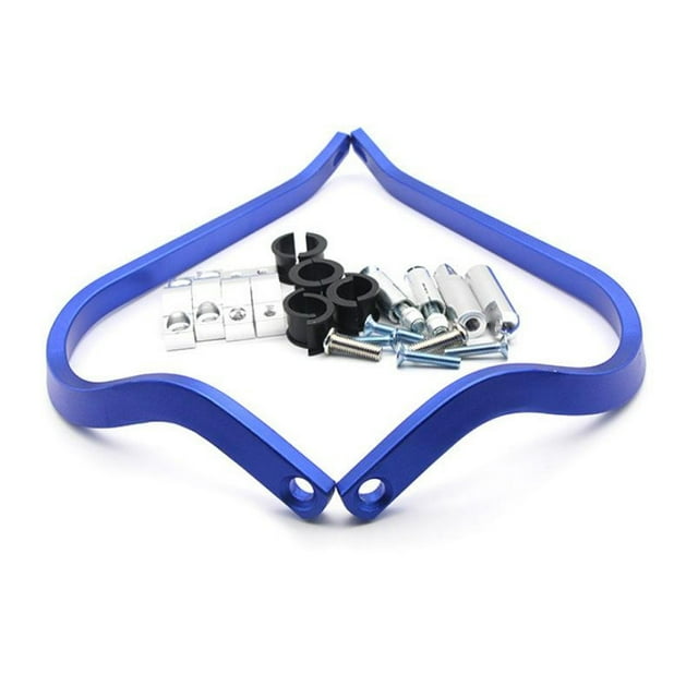 Xingzhi Hand Guards Crash Bar Lengthen Anti Fall Aluminum Alloy Motorcycle Handle Fitting Protective Motor Accessory Steering Blue