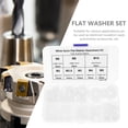 thumbnail image 3 of 1 Set Plastic Washer Assorted Round Flat Washer For Electrical Connection Appliance, 3 of 9