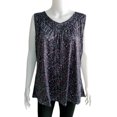 thumbnail image 4 of Qarigey Camiseta sin mangas con estampado sin mangas Camiseta sin mangas con cuello en V Camiseta sin mangas de verano para mujer Chaleco sin mangas con Prendas para la parte del cuerpo negro 3XL Qarigey AP002122-14, 4 of 6