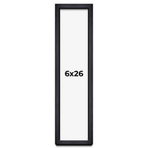 6x26 Shadow Box Frame Black | 1 Inches Deep Real Wood Farmhouse Shadowbox Display Frame | UV