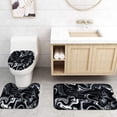 thumbnail image 4 of 4 Pcs Astronaut Bathroom Shower Curtain Sets with Rugs, Cosmic Space Bathroom Sets with Shower Curtain and Rugs, Cartoon Universe Bathroom Decor Sets with Mats and Towels, 4 of 7
