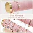 thumbnail image 2 of Organizador de pulseras ProCase con soporte de terciopelo, 28 x 10 x 18 cm, color rosa, 2 of 8