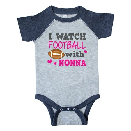 

Inktastic I Watch Football with My Nonna Gift Baby Girl Bodysuit