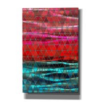 Epic Graffiti 'Colorful Geometric Shapes' by Irena Orlov, Giclee Canvas Wall Art, 40"x60"
