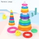 thumbnail image 3 of Torre educativa apilable pato círculo divertido niño bebé jugar cognición juguete para regalo Hugtrwg Para estrenar, 3 of 8