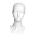 thumbnail image 5 of FITYLE Mannequin Display Head Shoulder Female Head Rack Beauty Accessories Model Head Display for Boutiques Barber Shop Display Hat white, 5 of 10