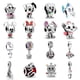 thumbnail image 2 of pulseras plata plateada pandora charm pantalones rojos de mickey mouse charms cuentas mujeres joyería de regalo de moda Gao Jiahui unisex, 2 of 2