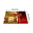thumbnail image 3 of Clearance! SDJMa Christmas Door Mats Non-Skid Christmas Rugs Xmas Holiday Santa Wreath Bell Welcome Floor Mats Indoor Outdoor Welcome Doormat, 24 x 35 inches, 3 of 7