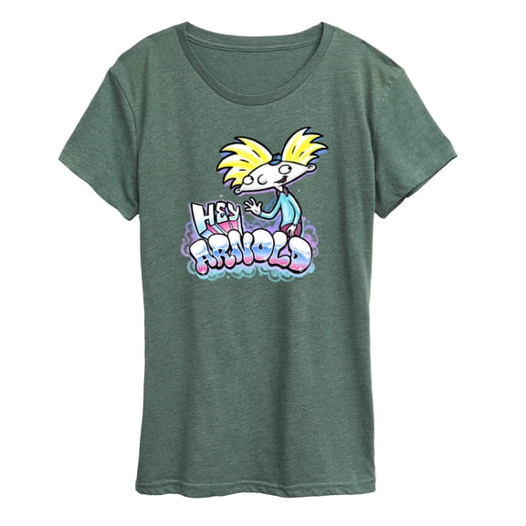 Hey Arnold! - Graffiti Arnold - Women's Short Sleeve Graphic T-Shirt