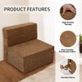 thumbnail image 4 of FICISOG Folding Sofa Bed Floor Mattress for Kids, 3in1 Folding Mattress Kid Fold Up Sofa Futon Folding Chair Bed, Child Foldable Mattress Floor Bed Folding Couch Trifold Mattress for Playroom, 4 of 7