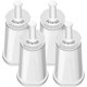 thumbnail image 1 of Replacement Water Filter Compatible With Breville Sage Claro Swiss Oracle Barista Espresso Coffee Machine - Part(2pcs, White), 1 of 4