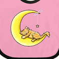 thumbnail image 4 of Inktastic Tabby Kitty Lunar Love Boys or Girls Baby Bib, 4 of 4