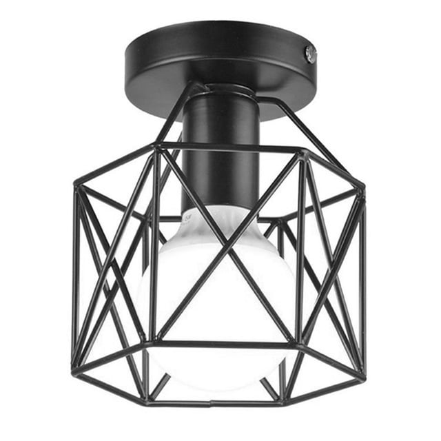 Lámpara de techo LED Brillo Lámpara de pared con pantalla negra para sala de estar (luz blanca) Ehuebsd Para estrenar