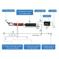 thumbnail image 4 of Trailer Brake Controller Switch Emergency Breakaway Coiled Cable For Rv Towing, 4 of 8