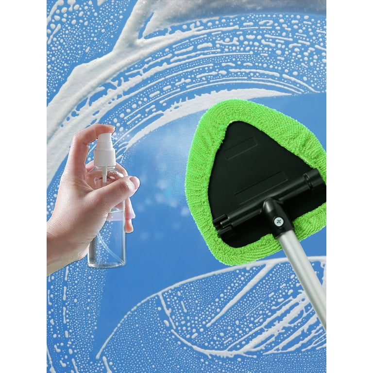 Protoiya Car Windshield Cleaner Brush 18.5inch Extendable Windshield  Cleaning Tool with 5 Reusable and Washable Pads 180° Rotating Head  Telescopic Anti-fog Auto Window Cleaning Kit for SUV RV Truck 