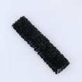 thumbnail image 2 of 1 diadema de lentejuelas, diadema deportiva a la moda, tocado con purpurina, tocado elástico ostentoso para mujeres y niñas, color negro, 2 of 2