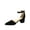 Black, variant on forever Link Women's Ankle Strap High Heel Sandal, Pointed Toe Beige Patent, 8