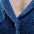 thumbnail image 3 of AherBiu Mens Cardigan Sweaters with Buttons Long Sleeve V Neck Slim Fitted Cable Knitted Sweater with Pockets, 3 of 6