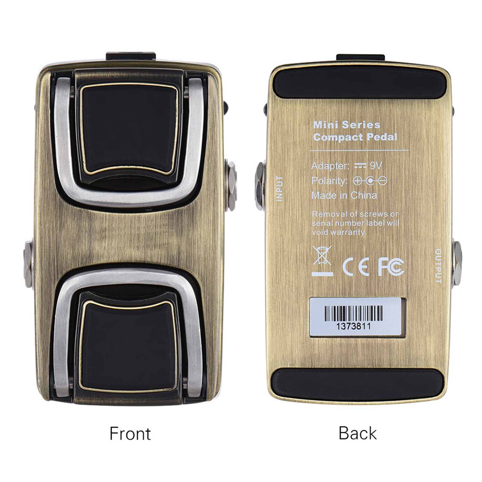 Elowen mini wah petal Music-lovers The Wahter Wah Guitar Effect Pedal Pressure Sensing Switch Full Metal Shell