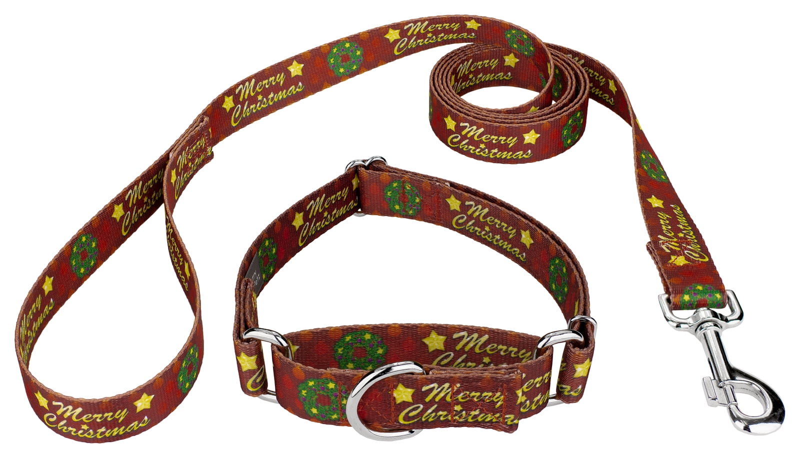 christmas martingale dog collars