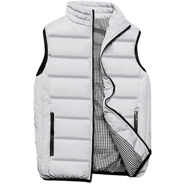 Chaleco de hombre, chaleco de algodón ajustado de moda para hombre Chaleco de algodón para hombre