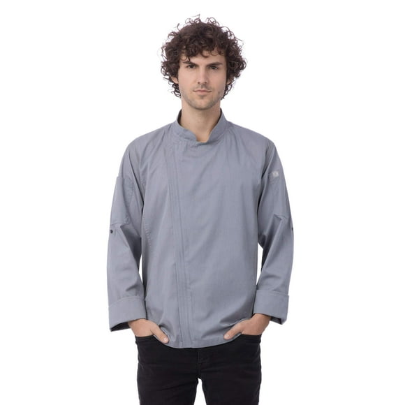 Chaqueta de Chef Chef Works Hartford Gris para Hombre Talla 3XL