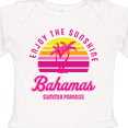 thumbnail image 4 of Inktastic Enjoy the Sunshine Bahamas Summer Paradise Boys or Girls Long Sleeve Baby Bodysuit, 4 of 5