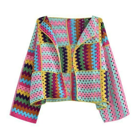 Yokua Women's Cardigans Sweaters Long Sleeve Knitted Open Front Cardigans Jackets