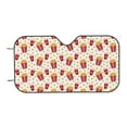 thumbnail image 7 of Fotbe Popcorn Car Windshield Sunshade | Sun Visor Protector Front Window Shade, Keeps Out UV Rays, Keeps Your Vehicle Cool-Small, 7 of 7