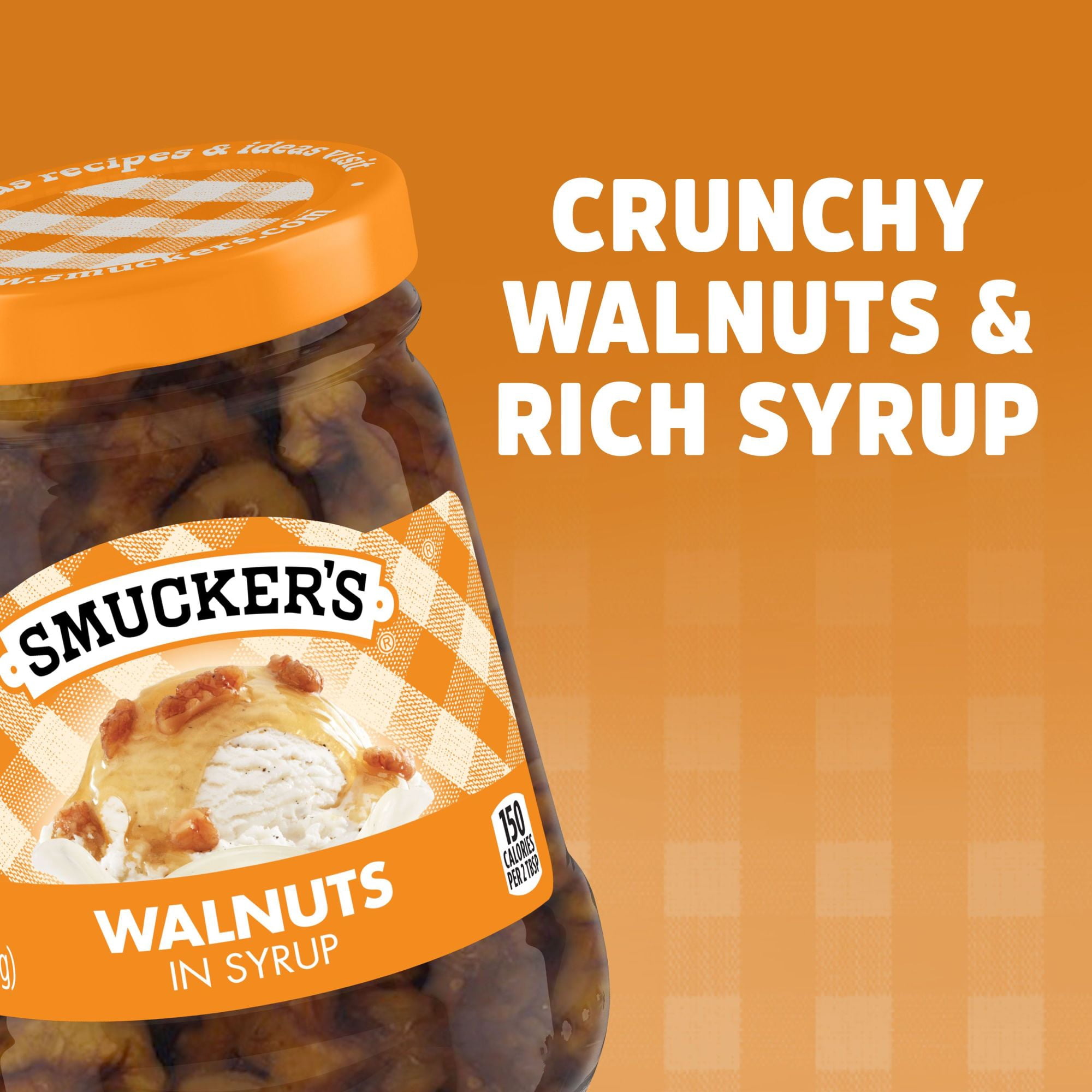 Smucker's Walnuts in Syrup Topping, 5 Ounces