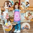 thumbnail image 6 of Colorful Tie Dye Mandala Pattern Kids Aprons for Girls and Boys,Adjustable Neck Strap Toddler Aprons for Kids Cooking Baking, 6 of 6