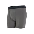 thumbnail image 5 of Wrangler Dry Flex 6" Wool Boxer Brief Men's Underwear, 2XL, Tibetan Red/Black/Charcoal, 3-Pack, 5 of 8