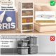 thumbnail image 3 of Cajas de Almacenamiento, Cajas Organizadoras de Plástico de 4 Niveles con Tapa de 23 Cuartos de Galón, Contenedores de Almacenamiento Apilables con Ruedas, Cajas de Almacenamiento Plegables, 3 of 6