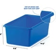 thumbnail image 2 of Prextex Toy Storage Bins - Pack of 4 Containers Closet Organizers Classroom Toys Organizers, 2 of 6