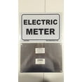 thumbnail image 2 of ELECTRIC METER SIGN (WHITE 7X10 ALUMINIUM ), 2 of 2