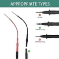 thumbnail image 2 of 2 PCS Flexible Spoon Back Probes, Back Probe Pins Automotive Compatible with 4mm Banana Plug Test Leads, 2 of 5