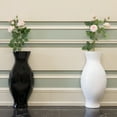 thumbnail image 3 of Tall Narrow Vase, Sleek Split Vase, Modern Floor Vase, Decorative Gift, Vase for Interior Design, 24.5 Inch Vase for Wedding Dinner Table Party Living Room Office Bedroom, Set of Black and white, 3 of 6