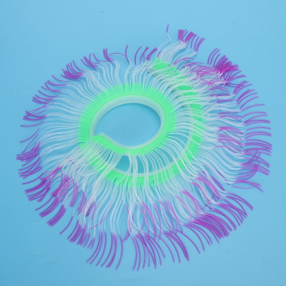 Silicone Sea Anemone, Silicone Artificial Glowing Plant Ornaments Environmental Friendly and Artificial Sea Anemone for Office for Home