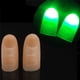 thumbnail image 1 of Anillos luminosos LED para dedos (2 pares) para niños, regalos de fiesta, juguetes de vinilo luminosos de 4,5 x 3 cm, anillos luminosos de broma para mayores de 6 años | Artículos divertidos para, 1 of 5