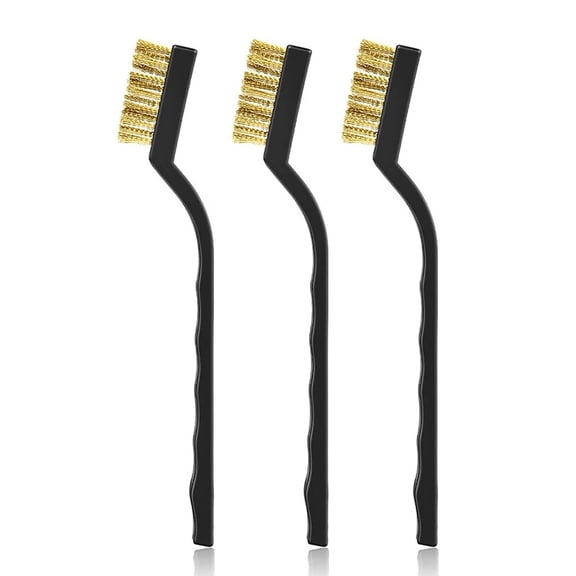 3PCS Hard Bristles Brush 3D Printer Nozzle Cleaner Tool Copper/Nylon/Steel Wire Cleaning Brushes for Ender-3/3 Cr10S