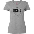 thumbnail image 3 of Inktastic Its Home- State of Texas Outline Distressed Text Women's T-Shirt, 3 of 5