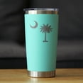 thumbnail image 2 of Bevvee Insulated Travel Tumbler 20 oz Flag Of South Carolina South Carolina Enthusiast Gifts Tumblers, 2 of 4