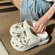 thumbnail image 2 of Zapatillas de plataforma con agujeros para mujer, zuecos de 7cm de grosor, sandalias antideslizantes de EVA, chanclas para el hogar, jardín, Playa Qiuyongming unisex, 2 of 2
