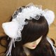 thumbnail image 5 of Conjunto de disfraz de Gato blanco Sunnimix Collar Orejas diadema, 5 of 8